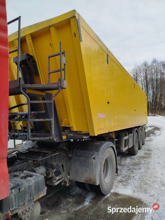 Usługi transportowe naczepa wywrotka 45m3 Transport Kraśnik