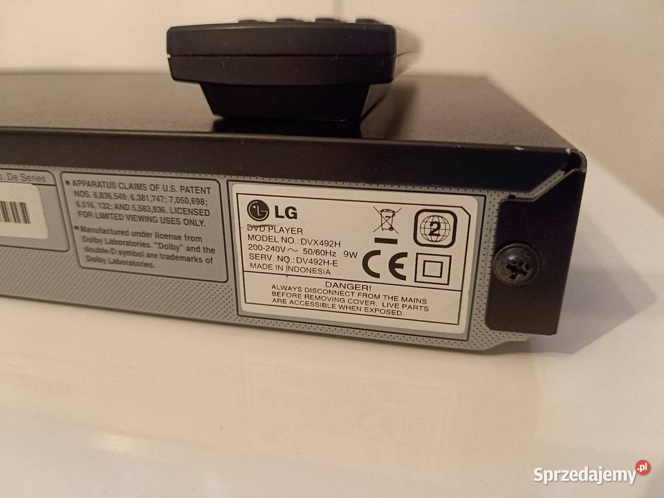 Odtwarzacz dvd LG DVX492H DVD i Blu-ray TV i Video Pruszków