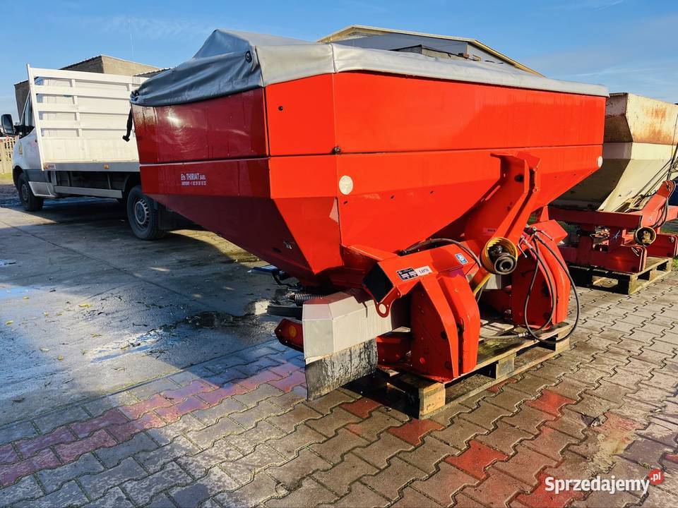 Rozsiewacz Kuhn Axis 201 Rauch Axis plandeka Kuhn wielkopolskie Chwałkowo