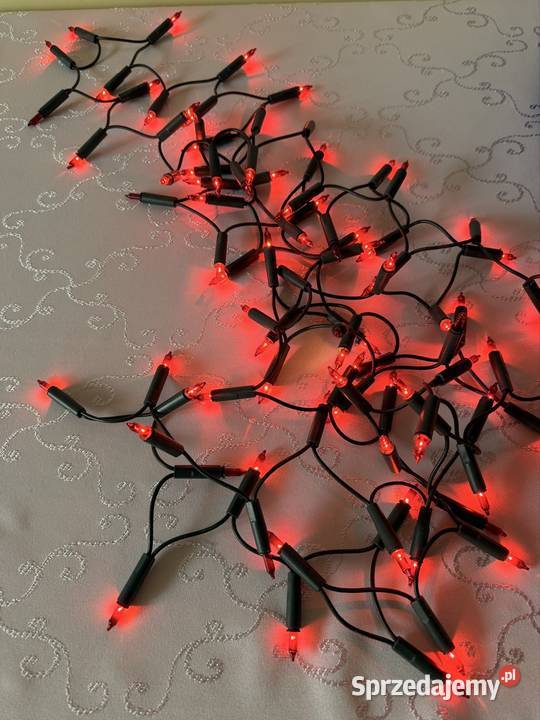 Lampki Choinkowe Goliat 100 lampek 55m Czerwone Czerwionka-Leszczyny