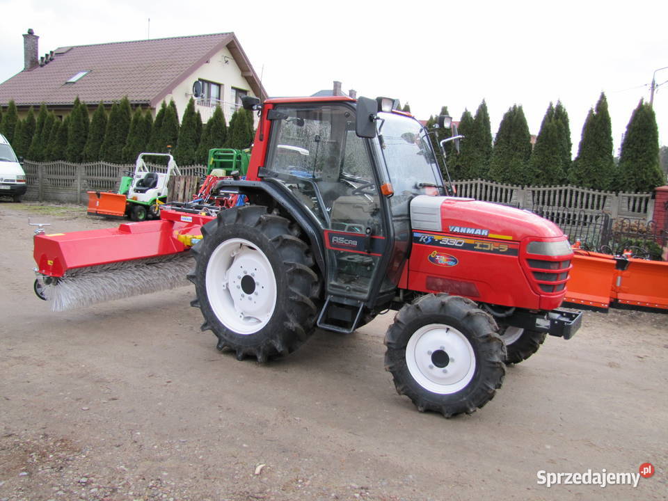 Traktor Yanmar RS 330 odśnieżarka pług do śniegu