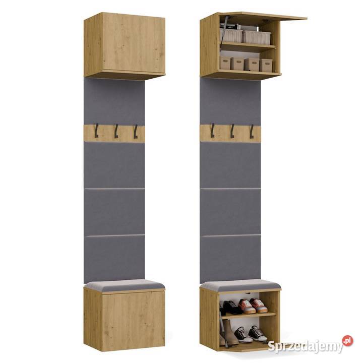 Wieszak garderoba HAGA 1W Dąb Artisan