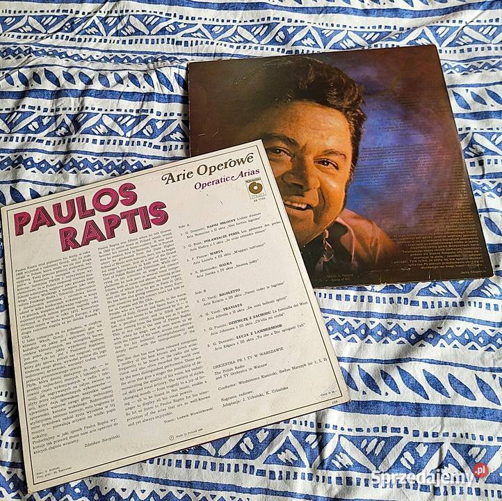 Paulos Raptis zestaw 7 płyt winylowych w stanie