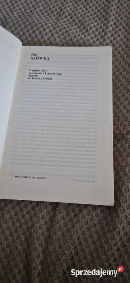 Boy Żeleński Tadeusz stówka miękka Kraków