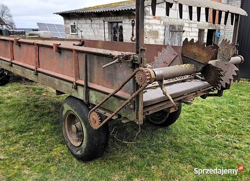Sprzedam rozrzutnik obornika jednoosiowy nieuszkodzony Rozrzutniki obornika
