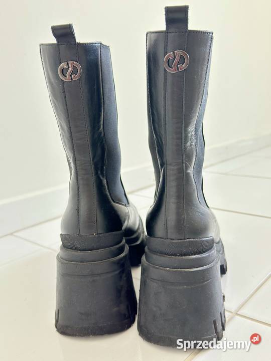 Carini skórzane buty 38