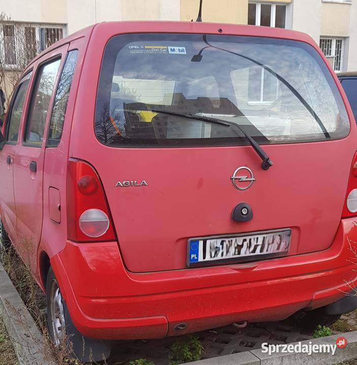 Opel Agila 10 litr Gaz LPG Rok produkcji 2004 mazowieckie Warszawa