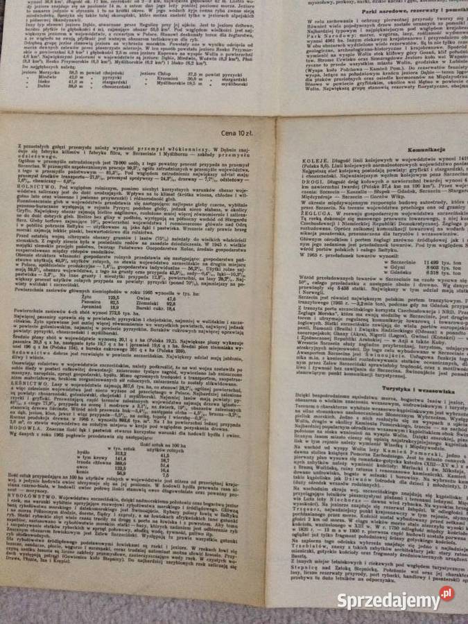 203 Mapa Województwa Szczecińskiego Szczecin