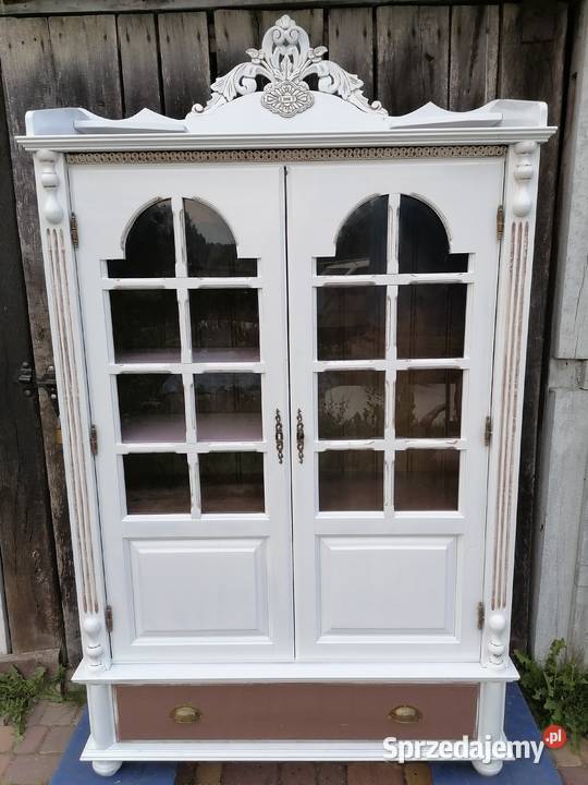 Witryna przeszklona shabby chic lubelskie Wąwolnica