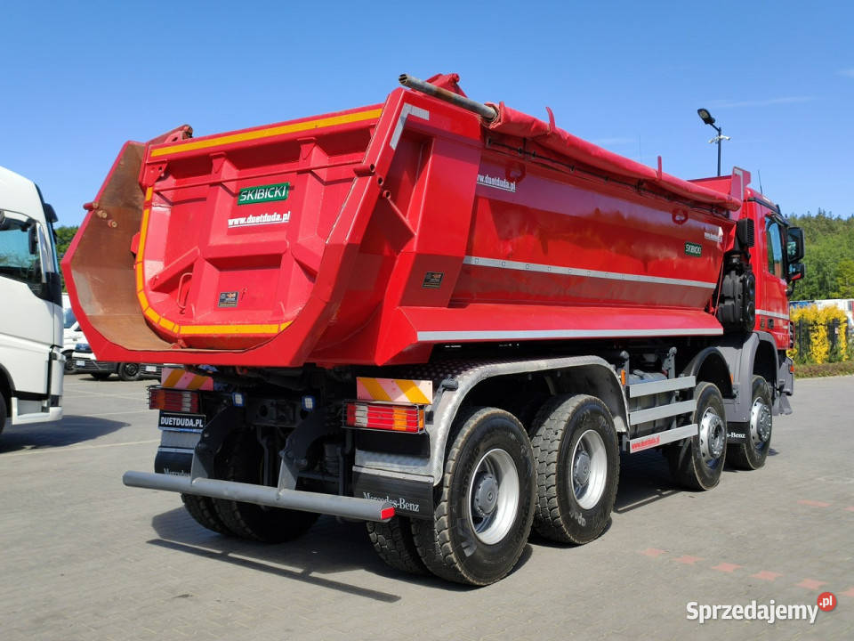 Mercedes Actros 4141 8x6 Wywrot SKIBICKI Automat blokada mostu Widełki