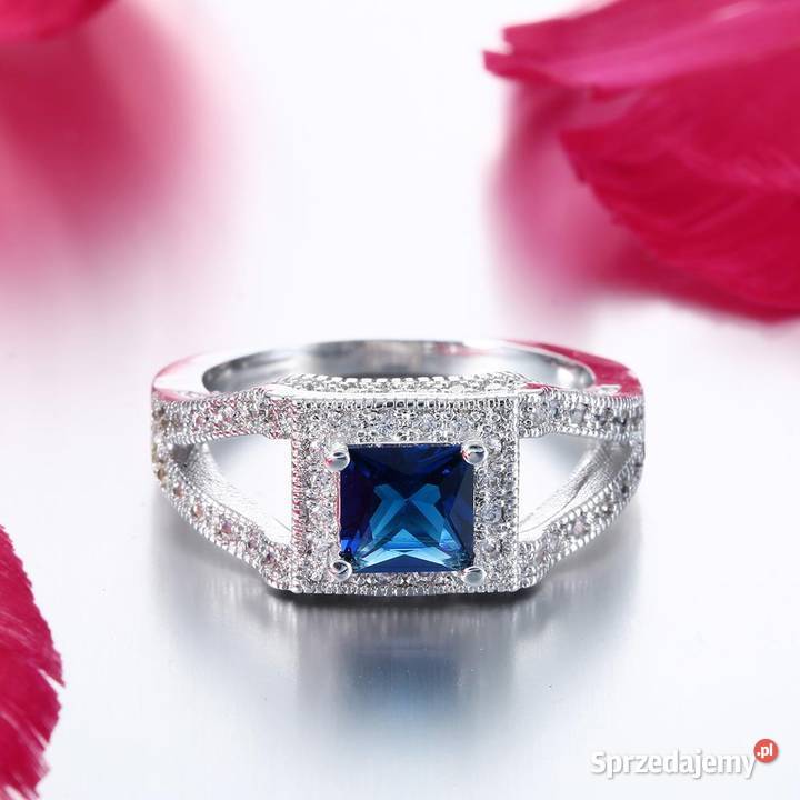 Nowy pierscionek srebrny kolor posrebrzany Szczecin