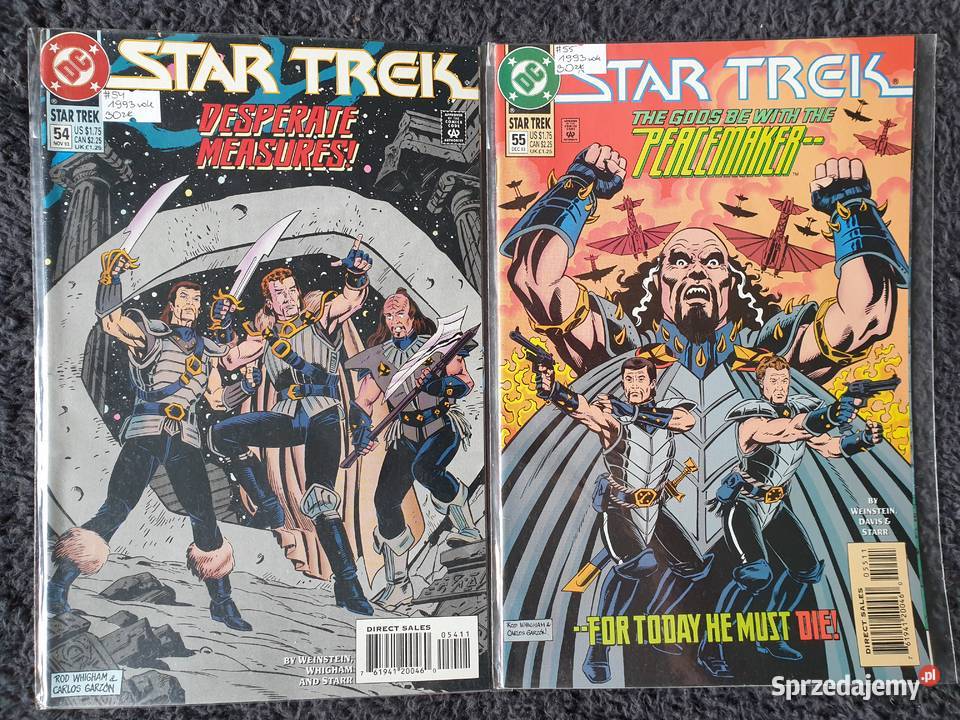 Star Trek kolekcja 20 komiksów DC 19901995 Rok wydania 1990