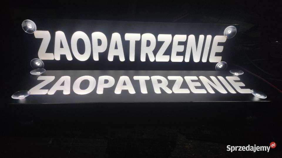 Tabliczka Tir Bus LED zaopatrzenieprzewóz Siedlce