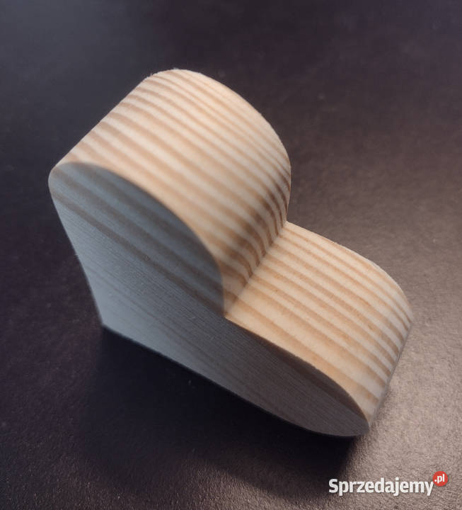 serce serduszko serca drewniane 3D grube Białystok sprzedam