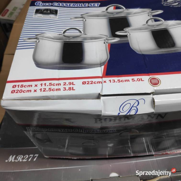 Zestaw garnków Bohmann 6el Garnki i szybkowary Łódź