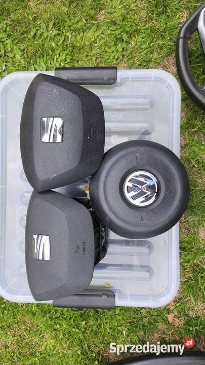 Poduszki kierownicy air bag 2x VW i 1 seat Grudziądz