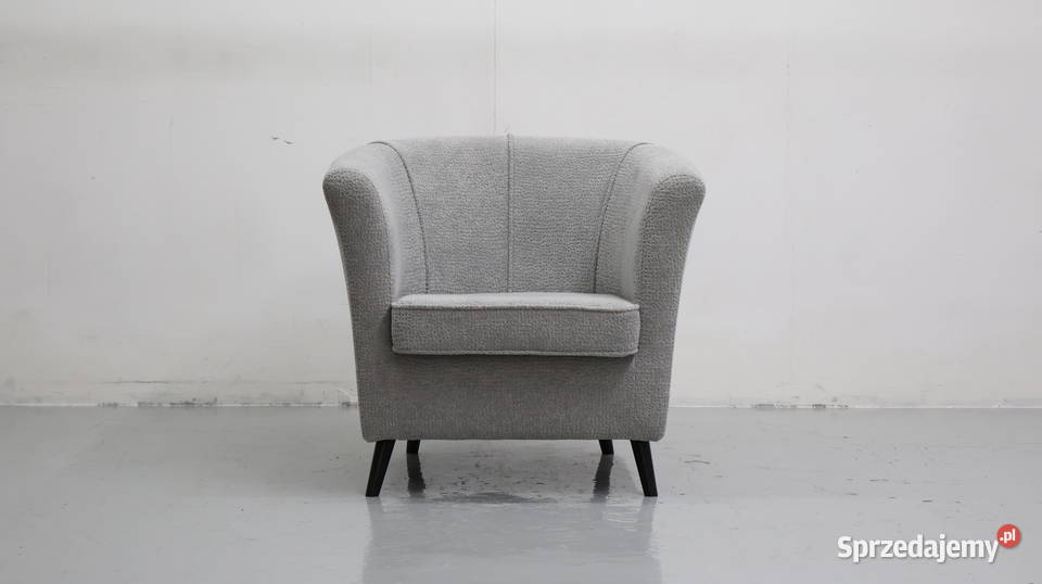 TEF WYGODNY FOTEL OKAZJA szara tkanina Poznań