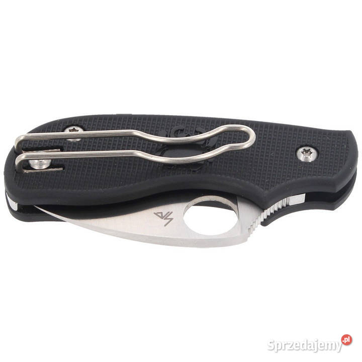 Nóż składany Spyderco Squeak FRN Black Plain Warszawa