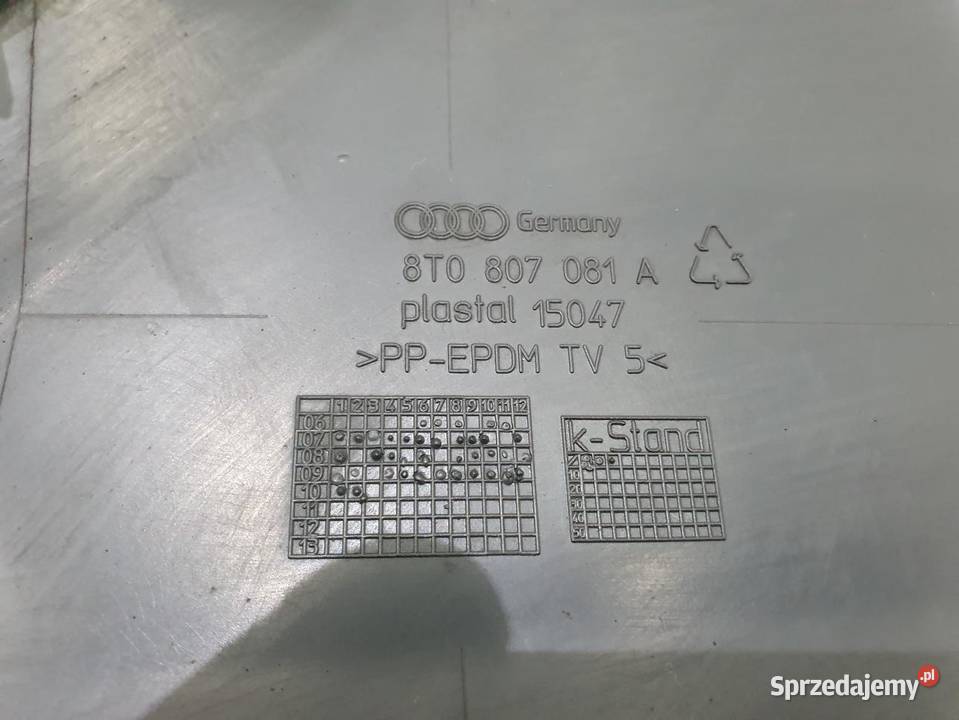 OSŁONA PASA PRZEDNIEGO AUDI A5 8T 8T0807081A sprzedam