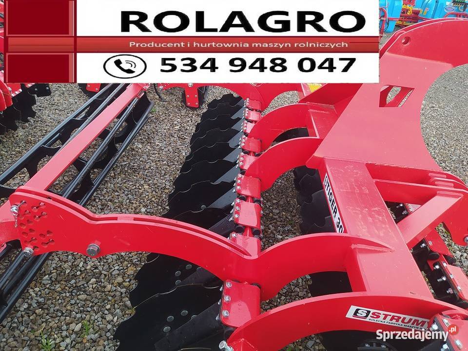 Brona talerzowa TIGER 560 talerze z wałem