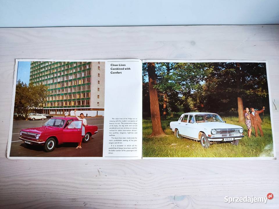 Prospekt broszura katalog album Wołga Gaz miękka opolskie Głuchołazy