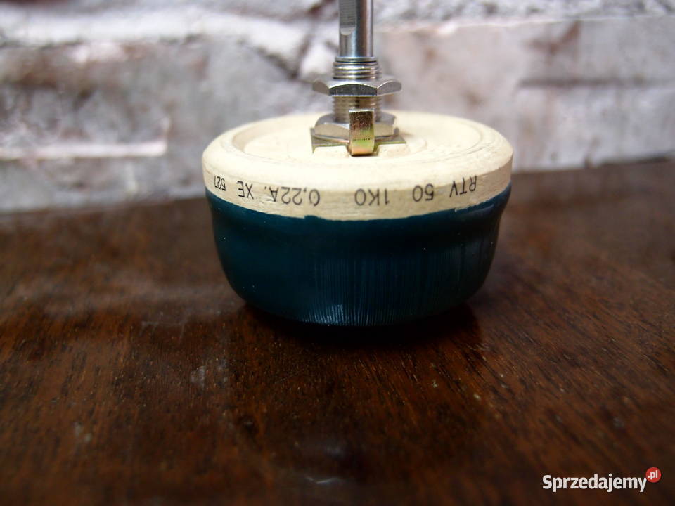 Potencjometr drutowy dużej mocy 50W 1KO RTV5 łódzkie Łódź
