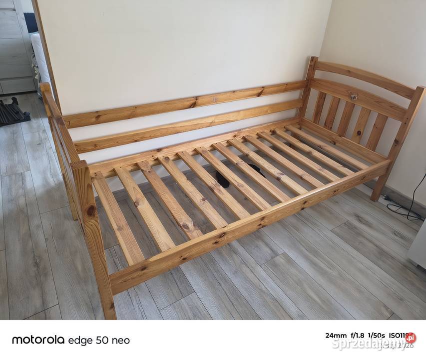 Łóżko drewniane stelaż drewniany Końskie