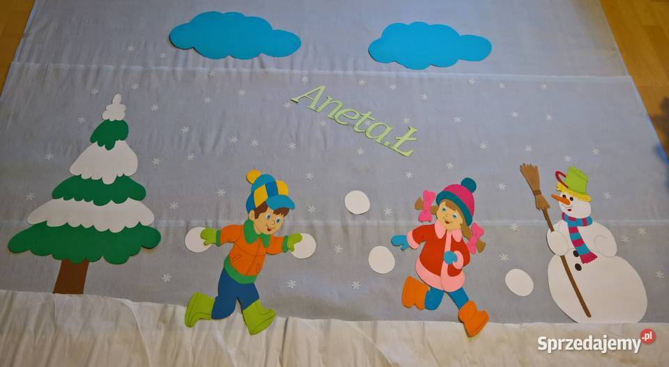 Dekoracje zimowe z brystolu 504102444 Garwolin