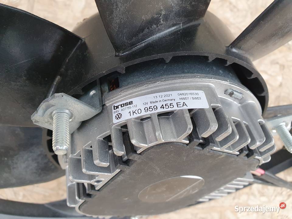 VW AUDI SEAT SKODA WENTYLATOR CHŁODNICY Międzychód