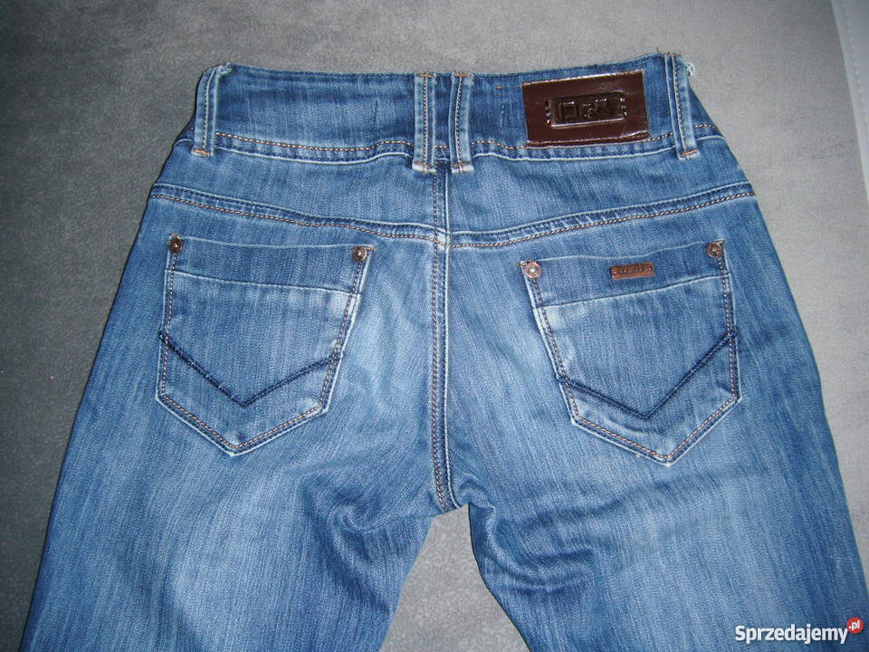 spodnie dromedar dżins rozmiar 27 biodrówki 2x36 Rozmiar 32 (XXS) Łapy