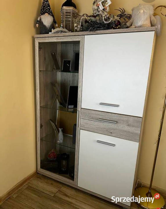 Komplet Mebli Witryna Kredens Komoda Meble do salonu Bydgoszcz
