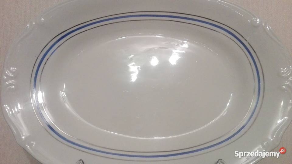 Półmisek duży porcelana Chodzież Porcelana i szkło Warpechy Stare