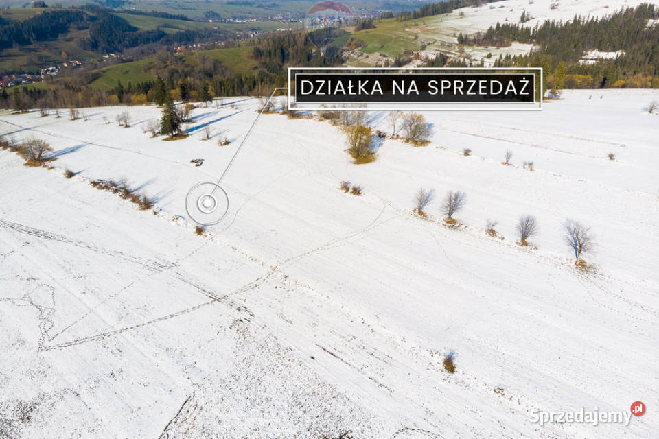 WIDOKOWA DZIAŁKA ROLNA BACHLEDÓWKA małopolskie Ratułów sprzedam