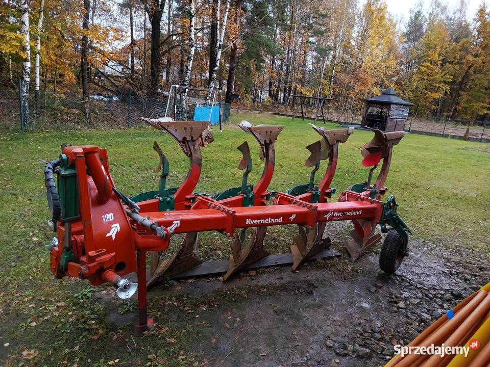 Pług Kverneland obrotowy 4 skibowy Stan Nowy nieuszkodzony pomorskie Sierakowice