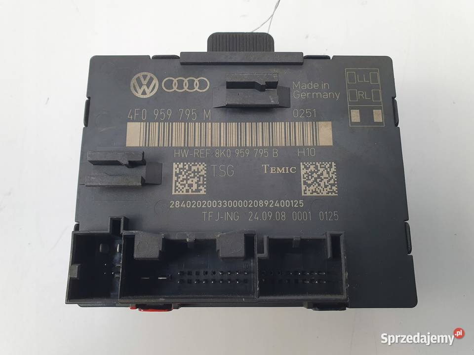 MODUŁ STEROWNIK DRZWI PRAWY LEWY TYŁ Audi A6 C6 Chełm