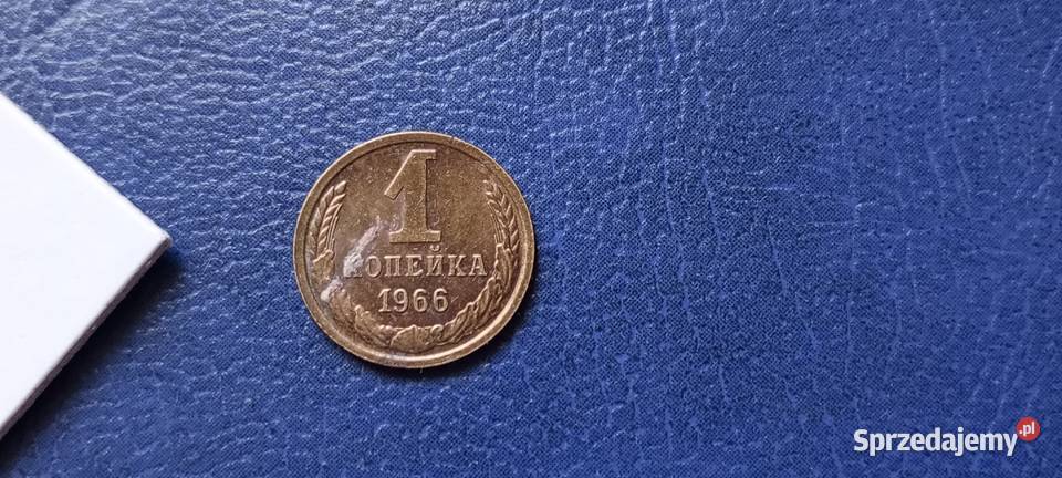Stare monety 1 kopiejka 1966 Rosja podkarpackie Lesko