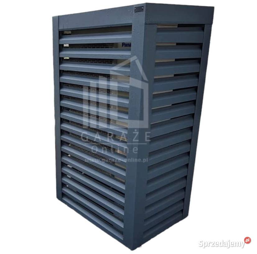 Osłona pompy ciepła 90x50x180 antracyt ID486