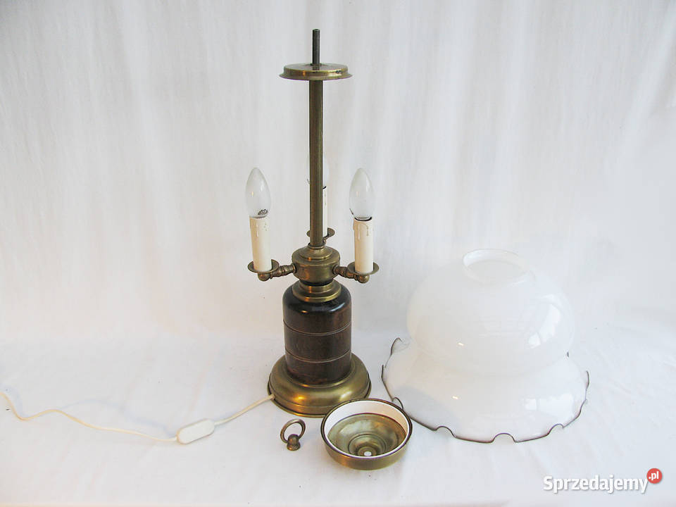 Lampka mosiądz Falbanka Vintage II