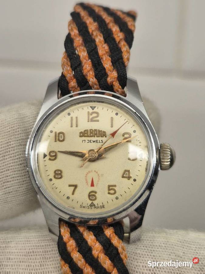 Zegarek vintage Delbana 50 Chorzów