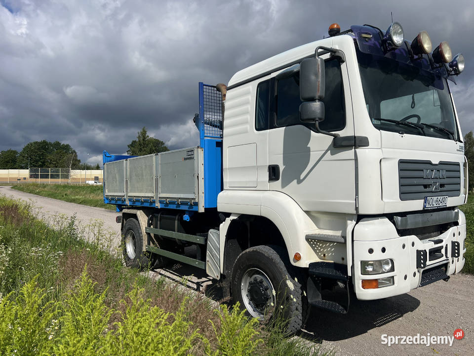 MAN TGA Specjalny Wywrotka 4x4 Laweta 6500kg Specjalne Olsztyn sprzedam