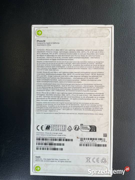 Iphone SE 2022 nowy śląskie Tychy