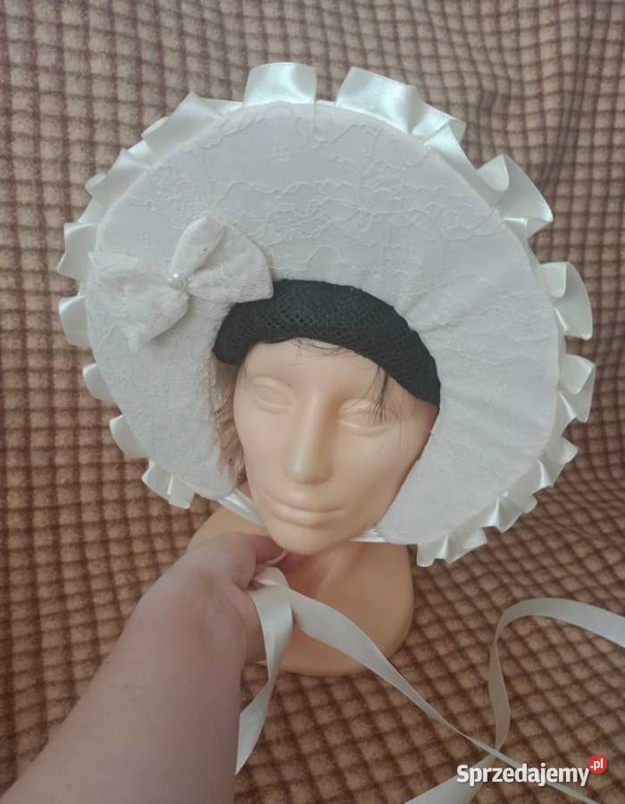 Bonnet wiktoriański koronkowy lolita Sokolniki-Las sprzedam