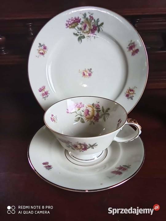 Filiżanka z talerzykiem deserowym Johann Gdańsk sprzedam