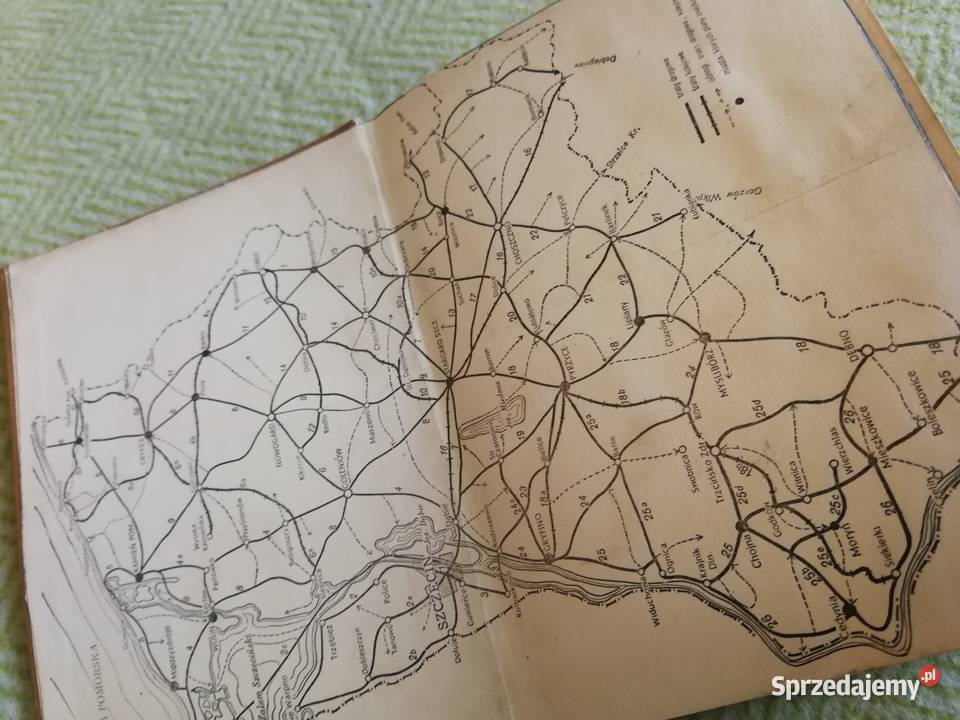 Zestaw przewodników PRL Pomorze Zachodnie zachodniopomorskie Szczecin