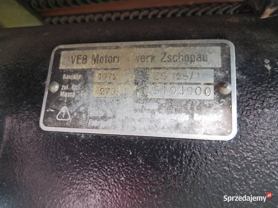 Motocykl MZ Es 125 Trophy stan licznika 4180 Plewiska