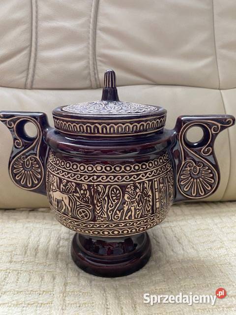 Stary ceramiczny zestaw małopolskie Kraków