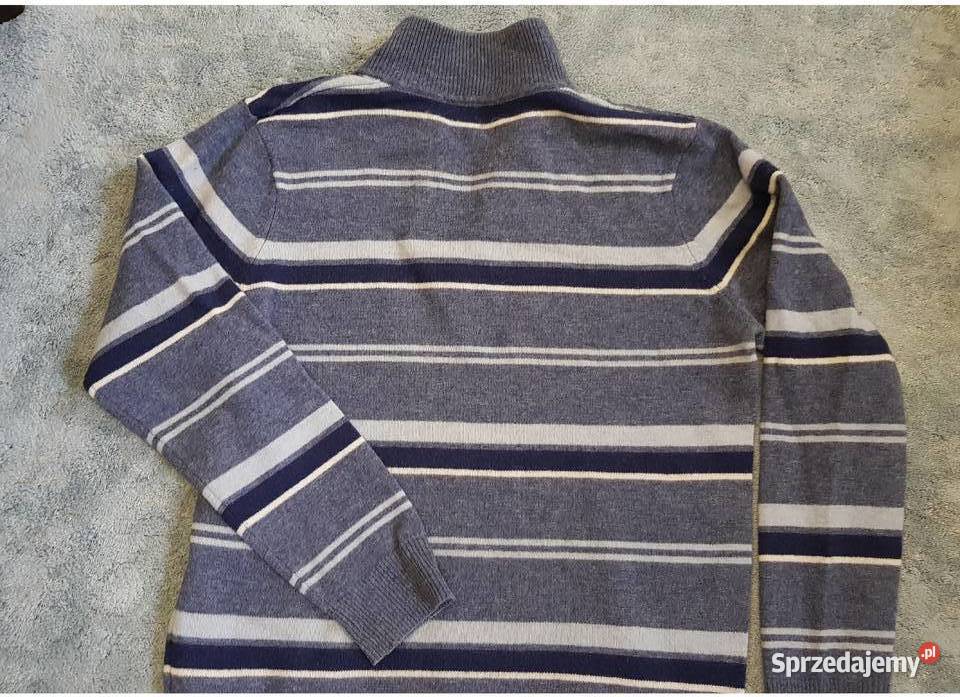 Sweter męski z wzorzystej dzianiny Chorzów