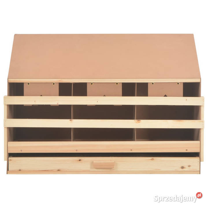 Gniazdo kur 3 przegrody 93x40x65 lite drewno mazowieckie