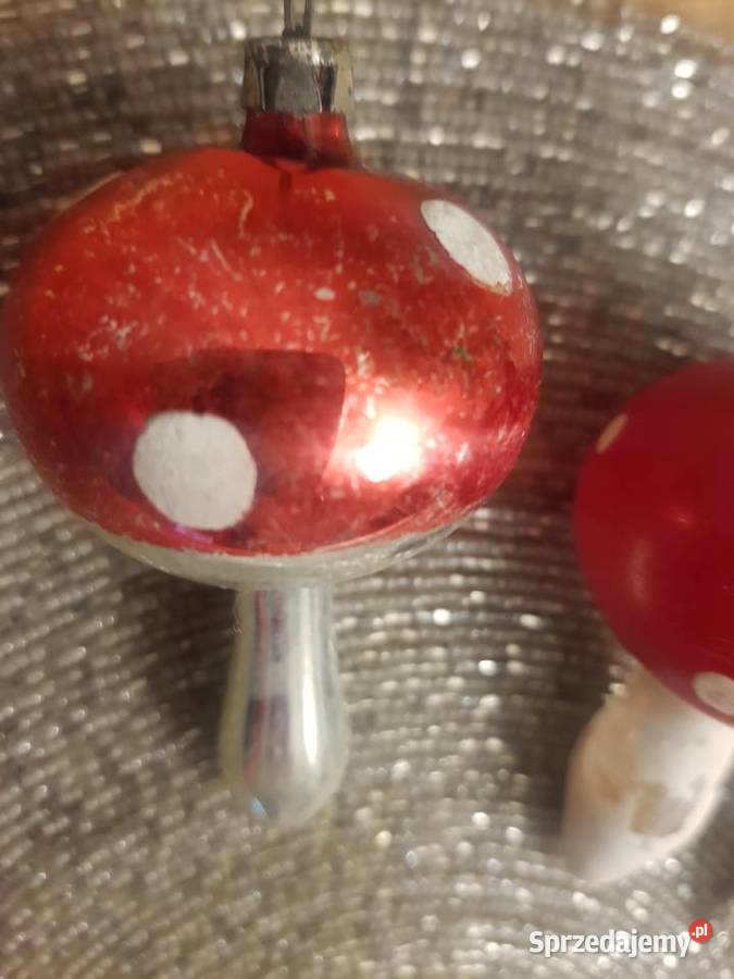 Bombki PRL grzybki Bieruń sprzedam