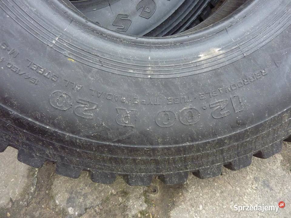 Opona używana ciężarowa 1200R20 PIRELLI TG85 500 Zaścianki